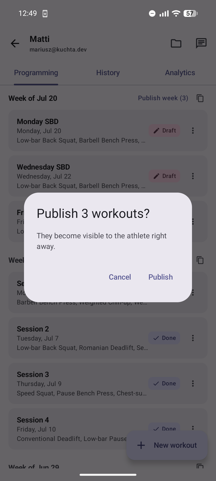 Publish on the go