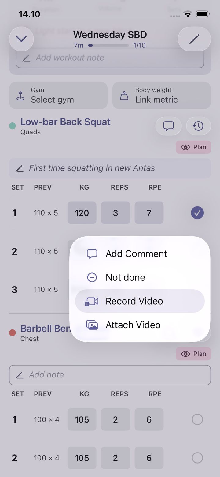 Attach a video